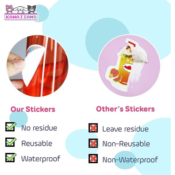 100Pcs Kids Mixed Cartoon Vinyl Waterproof Animation Decal Water Bottle Stickers - Picture 5 of 9